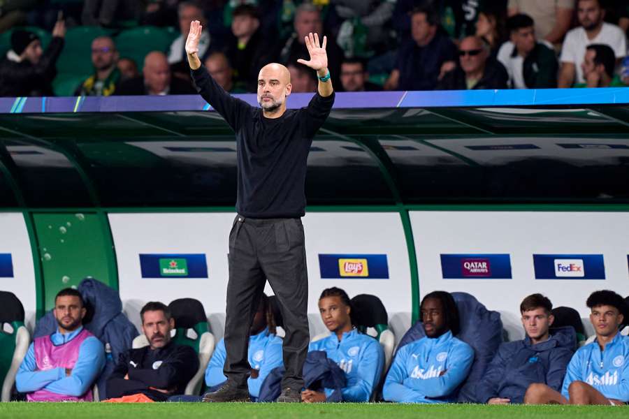 Guardiola is having to deal with a blip in Man City's form