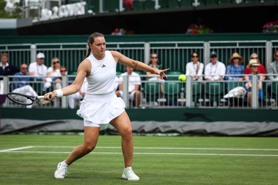 Jule Niemeier machte in Wimbledon bislang gute Figur, schlug Karolina Muchova