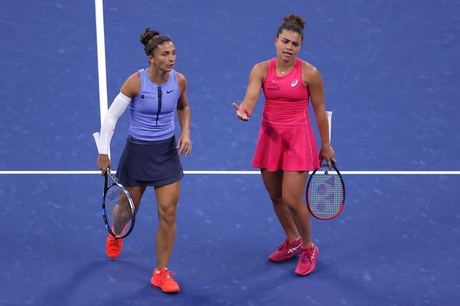 Errani e Paolini in campo ieri notte