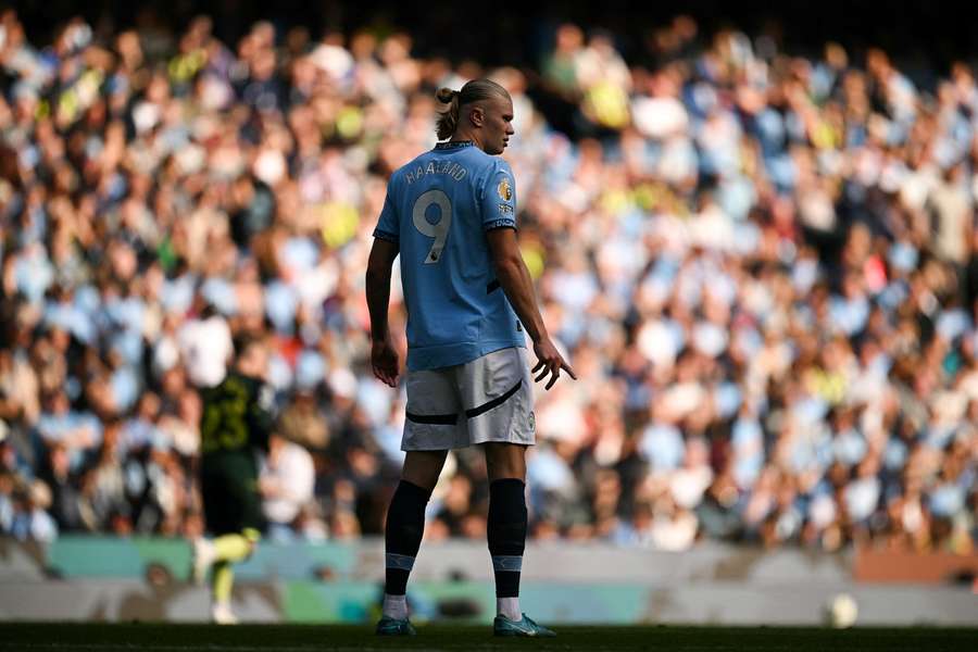 Erling Haaland, uma das figuras do Manchester City