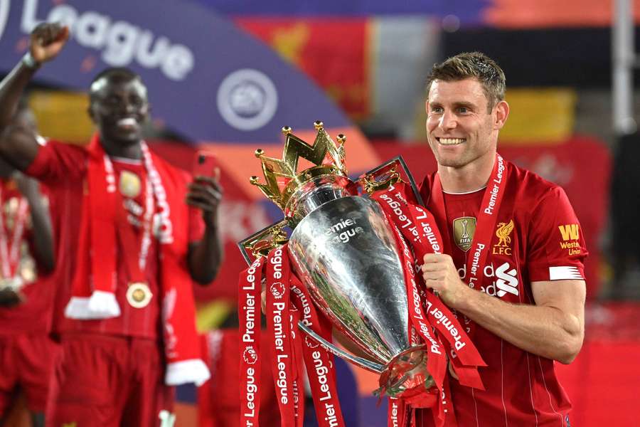 James Milner won the Premier League with Liverpool in 2020 James Milner won the Premier League with Liverpool in 2020