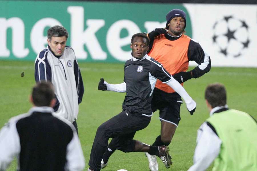 Drogba, Essien și Mourinho au colaborat la Chelsea
