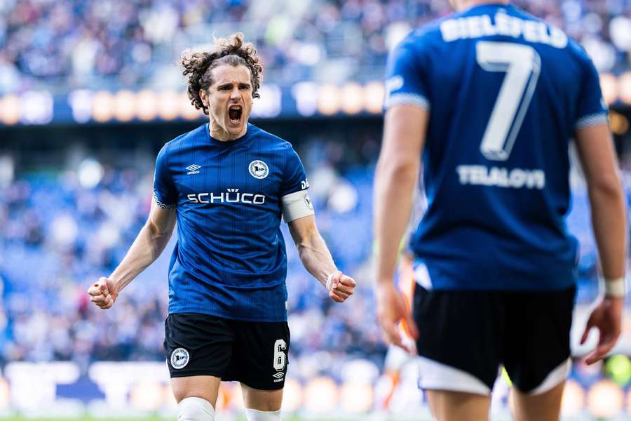 Arminia Bielefeld jubelt über einen wichtigen Comeback-Sieg gegen Darmstadt 98