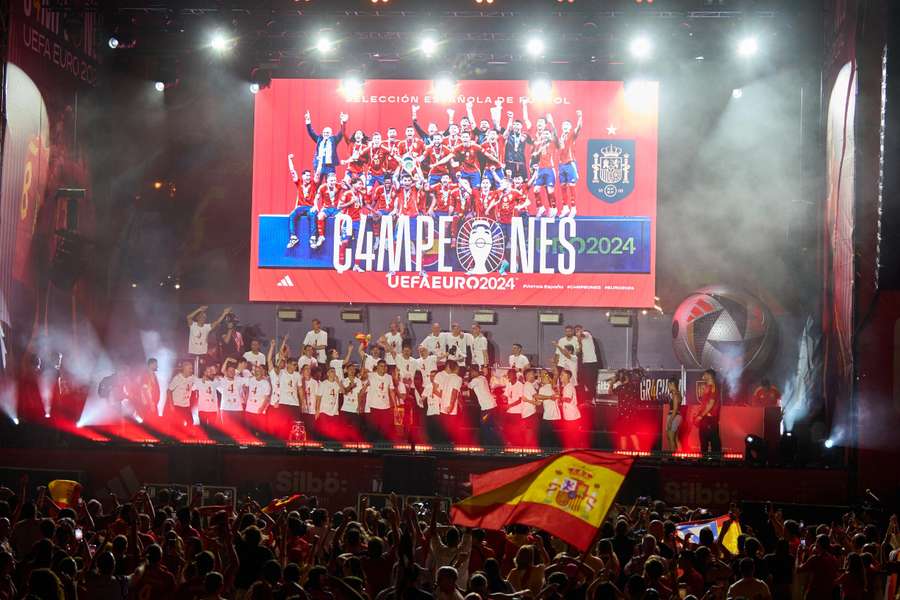 Fiesta de la selección española en Cibeles