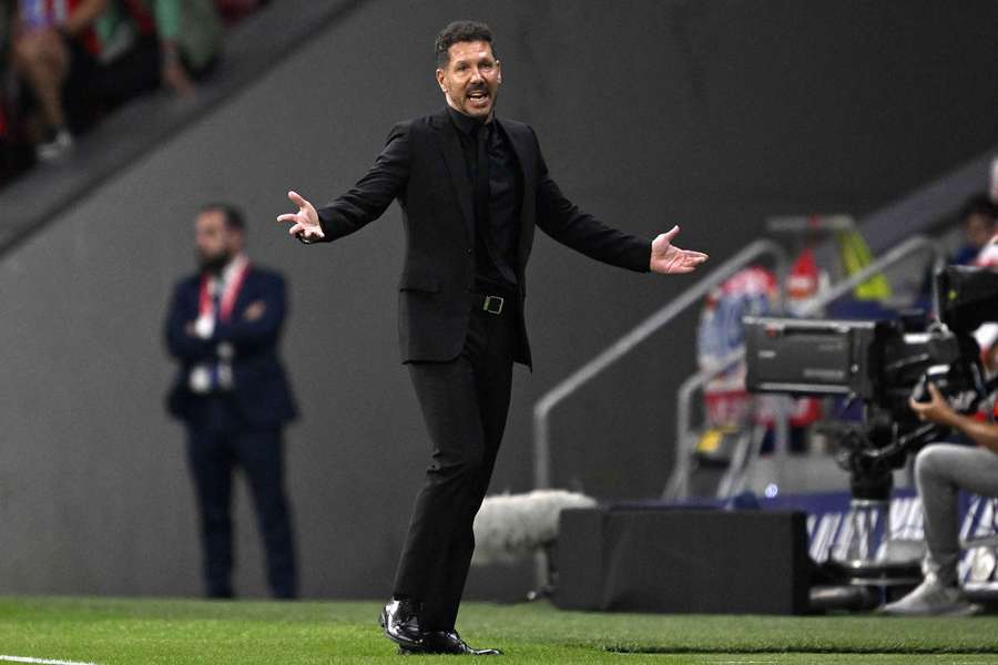 Diego Simeone vai ter um teste contra o RB Leipzig