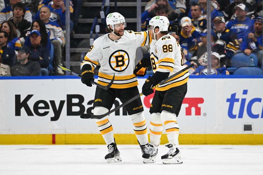 Radost českých hokejistů z Bostonu.