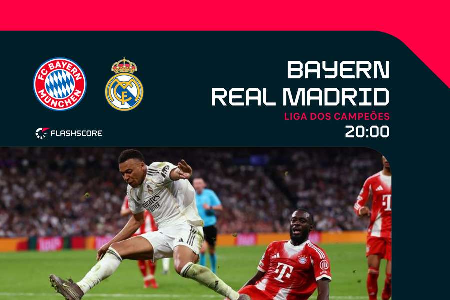 Real Madrid joga em Munique esta quarta-feira