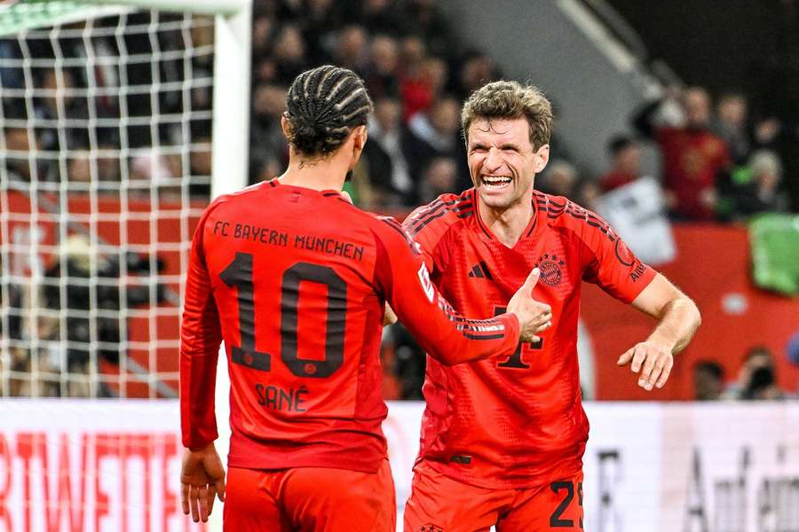 Müller (po prawej) i Sané chcą "otworzyć drzwi do finału" w Lidze Mistrzów.