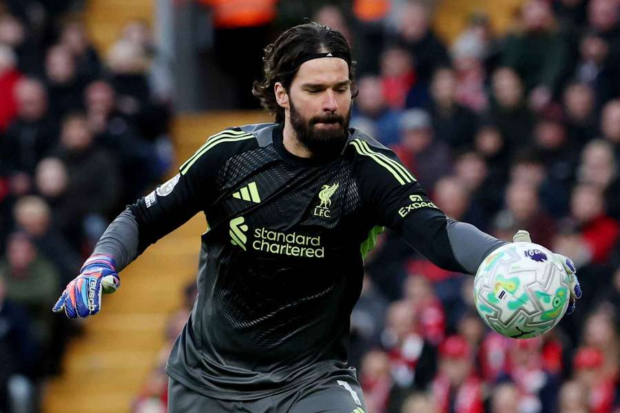 Alisson, portero del Liverpool