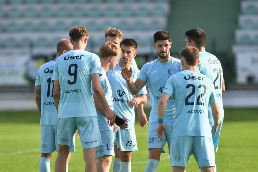 Fotbalisté Ústí nad Labem.