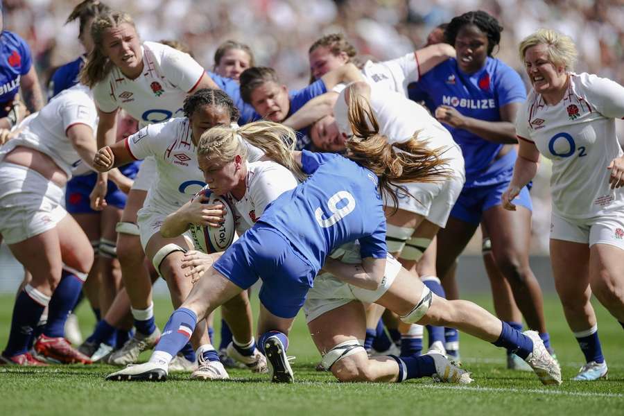 England in action at the Women's Six Nations