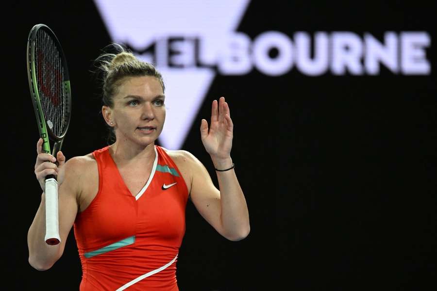 Simona Halep, en Melbourne.