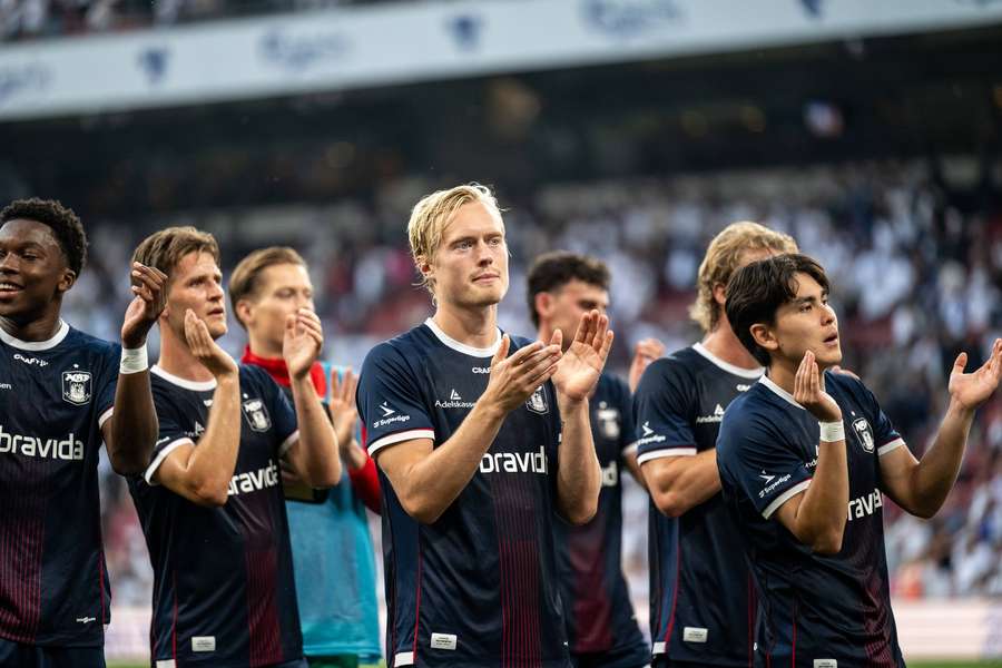 AGF celebrated their fifth successive win in Viborg