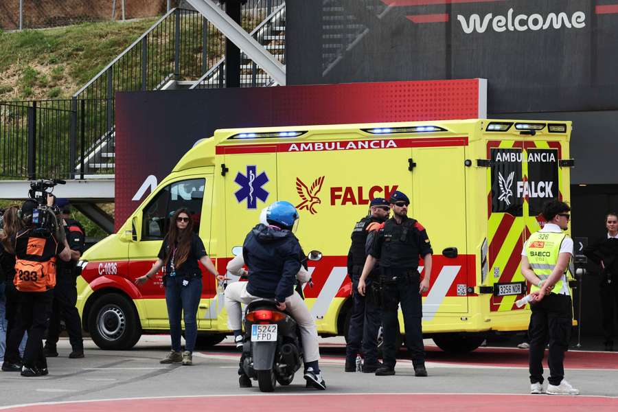 Rettungseinsatz für Àlex Márquez Rettungseinsatz für Àlex Márquez