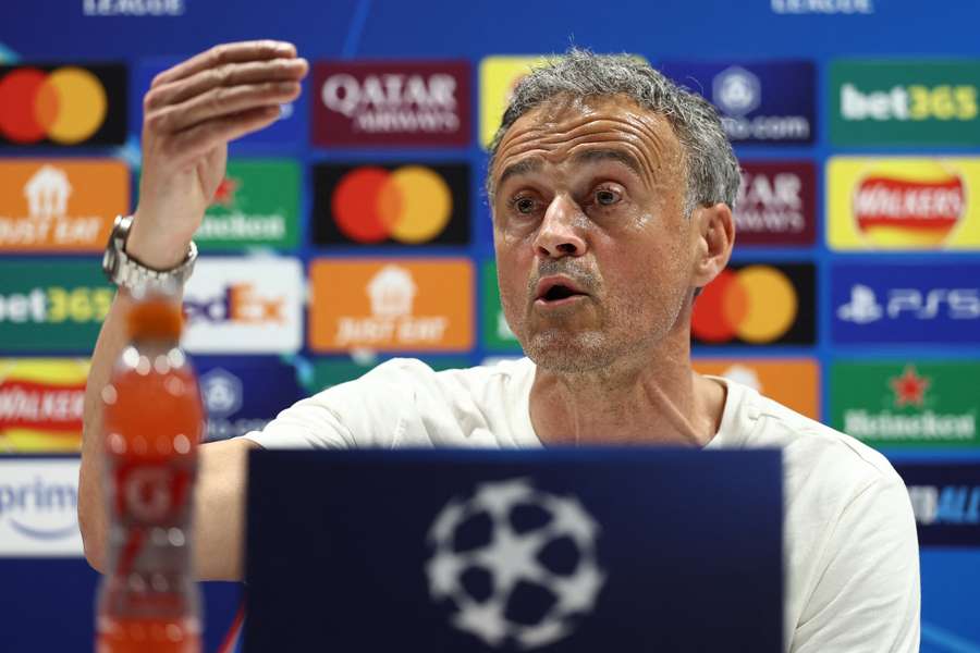 Luis Enrique à l'Emirates ce lundi.