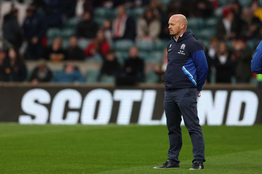 Townsend watches on during Scotland's game against England