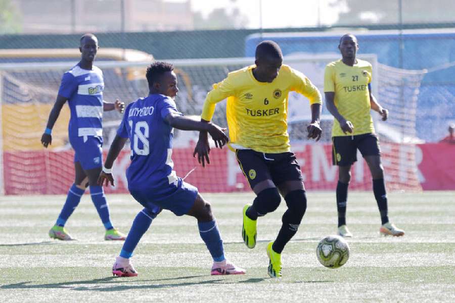 Tusker in action against Leopards