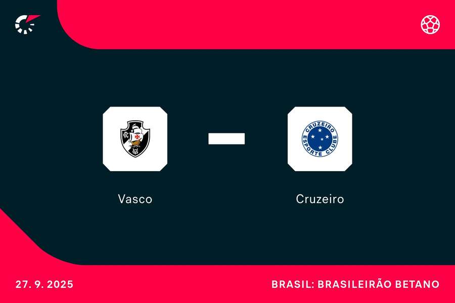Vasco e Cruzeiro se enfrentam neste sábado (27) no Rio de Janeiro