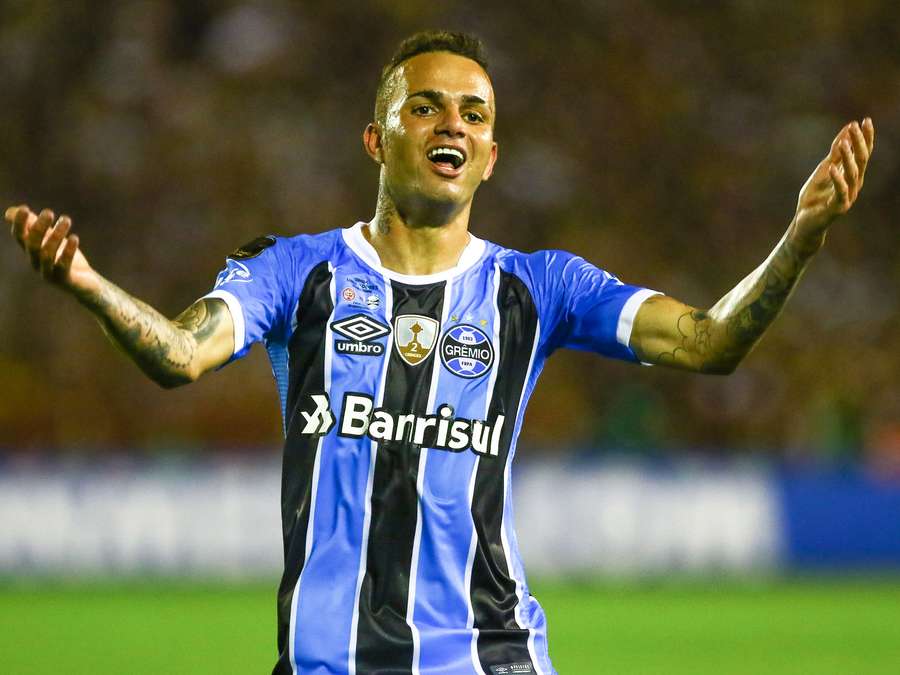 Luan na final da Libertadores de 2017