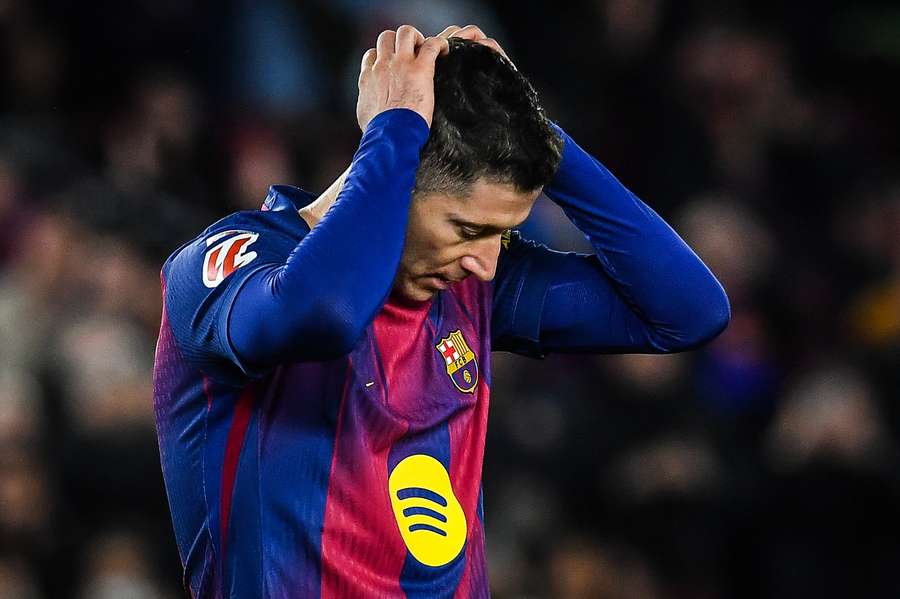 Lewandowski, jugador del Barça