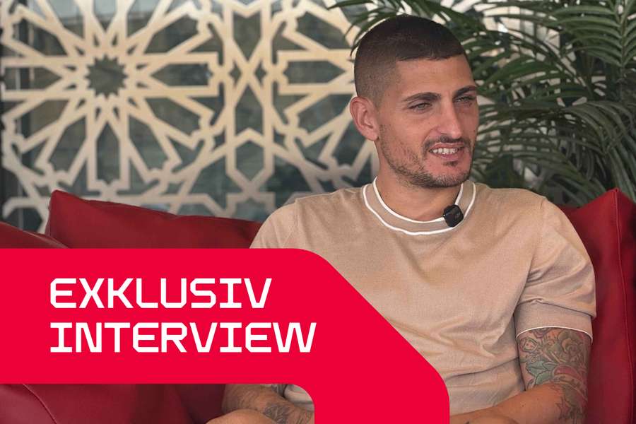 Marco Verratti während des Interviews mit Flashscore Marco Verratti während des Interviews mit Flashscore