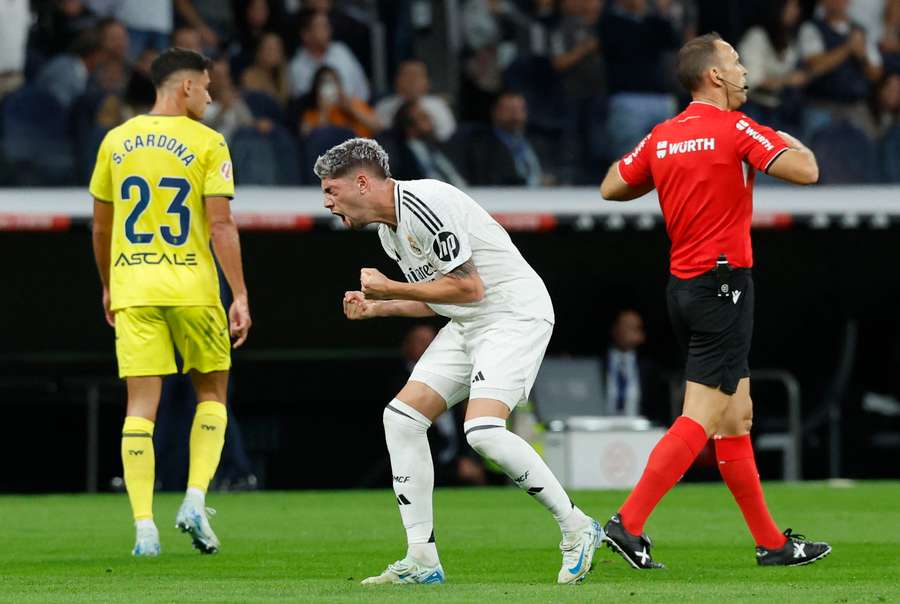 Valverde fez o primeiro gol do Real Madrid