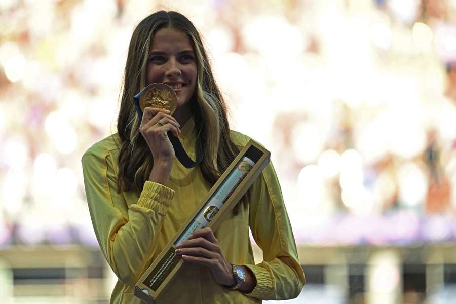 Yaroslava Mahuchikh conquistou o ouro no salto em altura