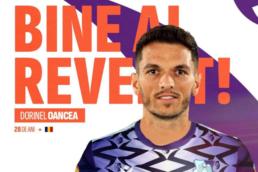 Dorinel Oancea a semnat cu FC Argeș