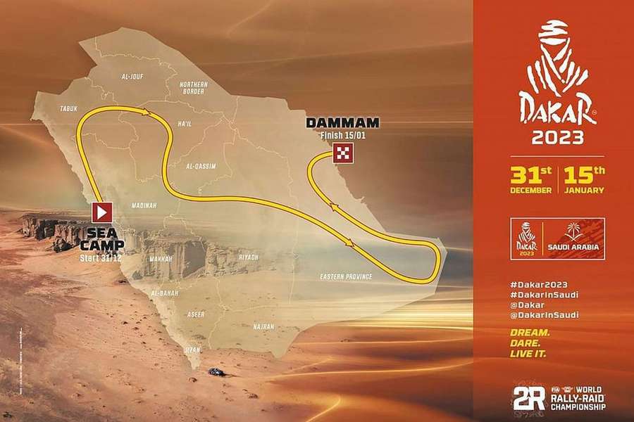 Dakar terá especiais mais longas, com mais de 400km