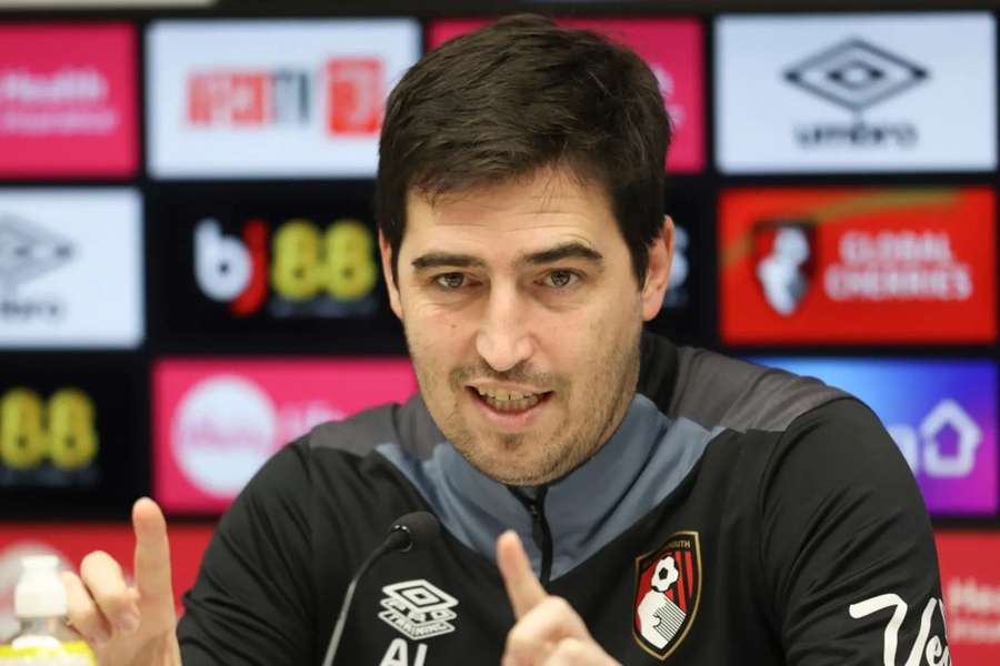 Andoni Iraola, treinador do Bournemouth