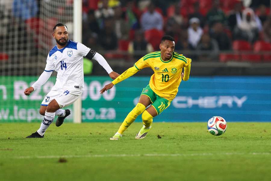 Relebohile Mofokeng will be hoping to steer South Africa into the round of 32