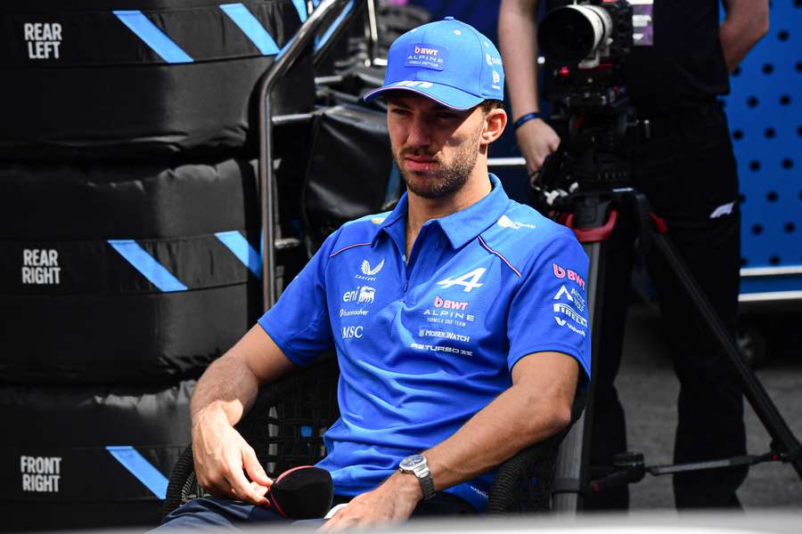 Gasly à Bakou ce mercredi. Gasly à Bakou ce mercredi.