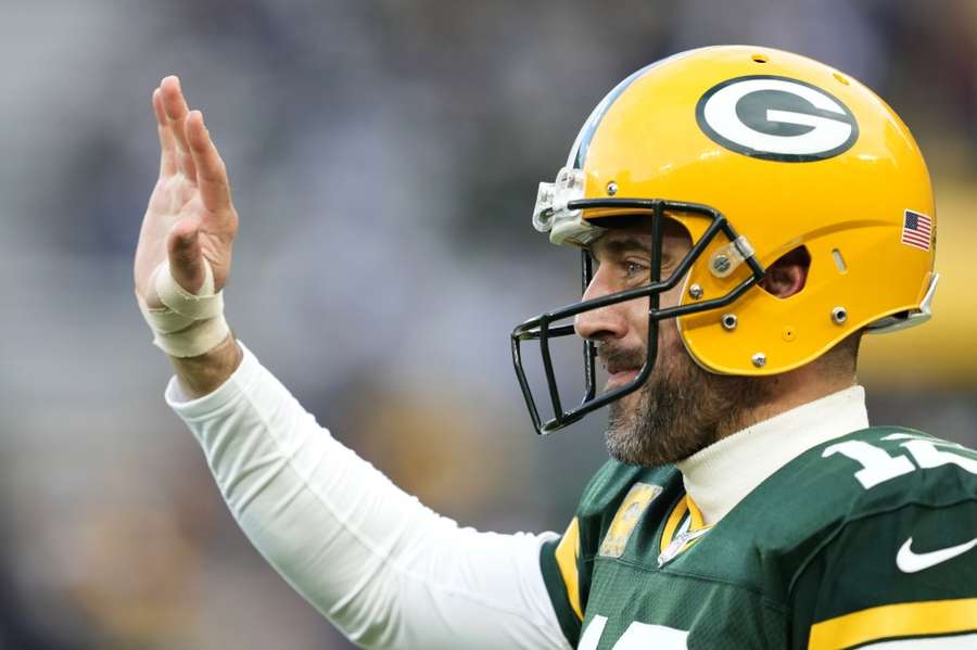 Aaron Rodgers kon eindelijk weer eens als winnaar van het veld stappen