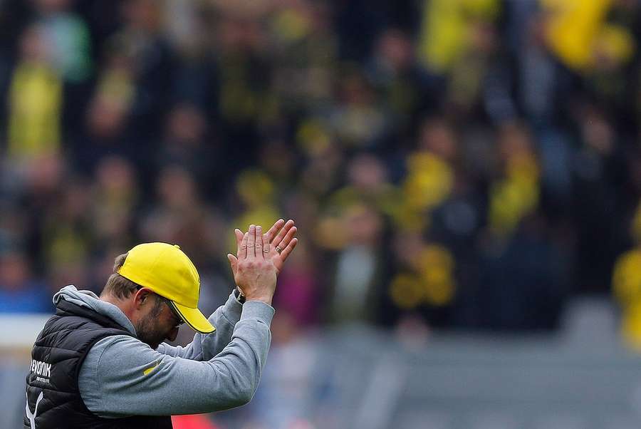 Jürgen Klopp verabschiedete sich nach zwei deutschen Meisterschaften 2015 aus Dortmund