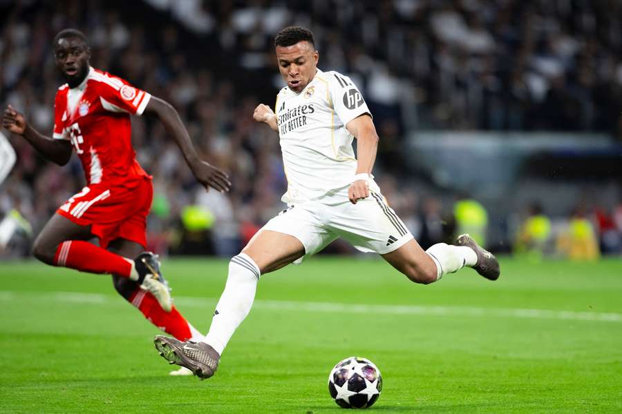 Kylian Mbappé, melhor marcador da Liga dos Campeões com 14 golos, é a maior esperança do Real Madrid nos quartos de final Kylian Mbappé, melhor marcador da Liga dos Campeões com 14 golos, é a maior esperança do Real Madrid nos quartos de final