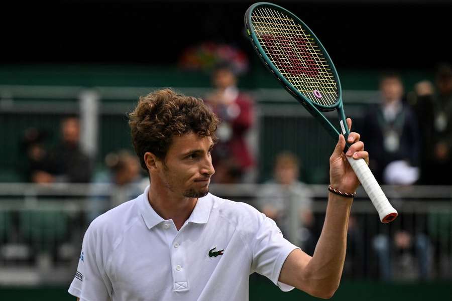 Ugo Humbert à Wimbledon.