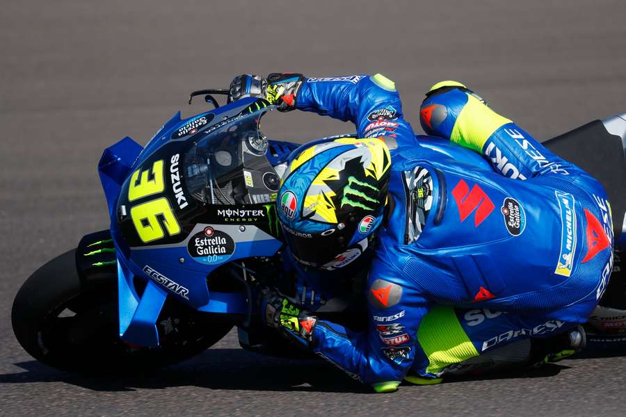 Team Suzuki Ecstar's Joan Mir during qualifying at the Argentinian GP earlier this year