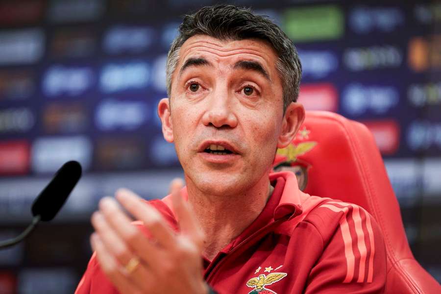 Bruno Lage em conferência de imprensa