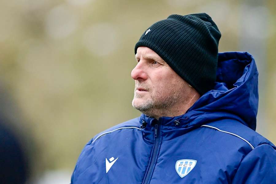 Zklamaný trenér Táborska Radek Kronďák.