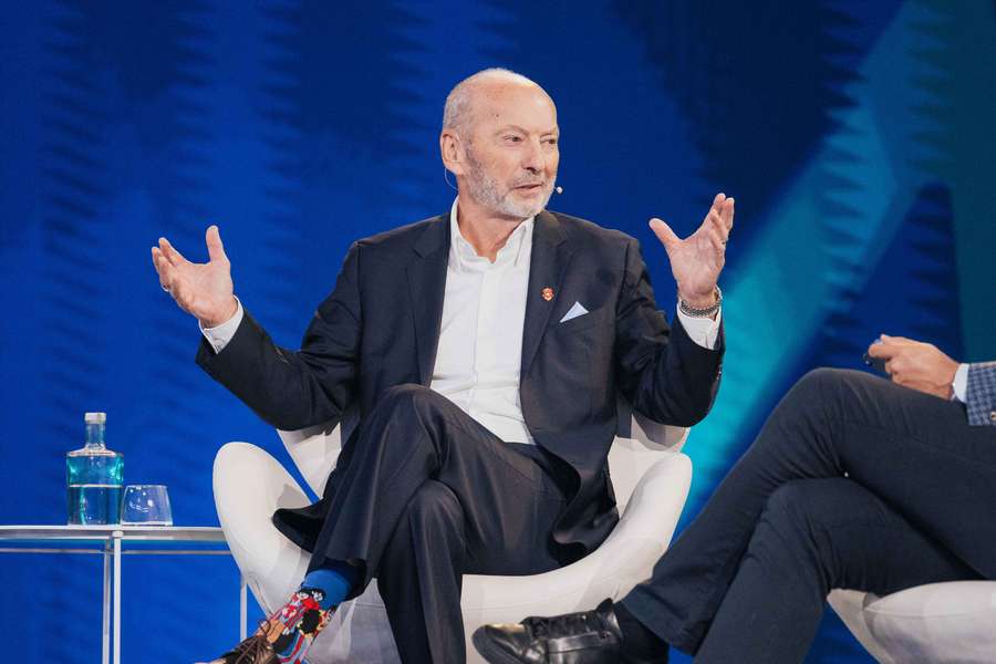 Peter Moore spoke at the Portugal Football Summit. Peter Moore spoke at the Portugal Football Summit.