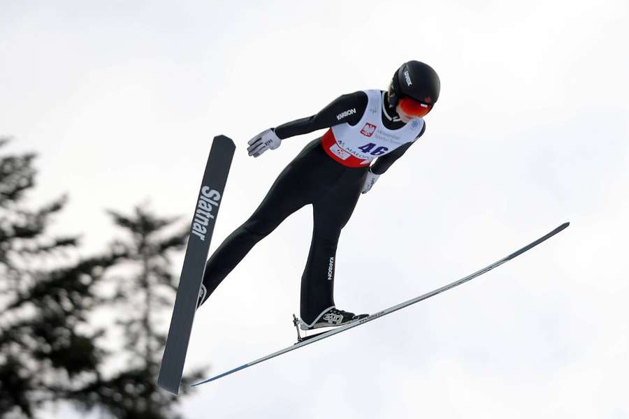 Kanadyjka Alexandria Loutitt podczas konkursu indywidualnego na skoczni HS-105 na mistrzostwach świata juniorów w narciarstwie klasycznym w Zakopanem