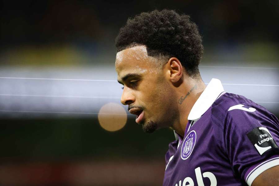 Camara in action for Anderlecht Camara in action for Anderlecht