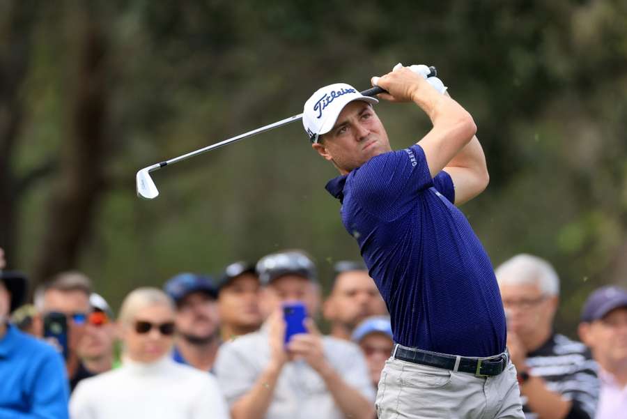 Justin Thomas in action at the PNC Championship