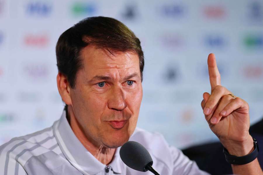 Belgium coach Rudi Garcia Belgium coach Rudi Garcia