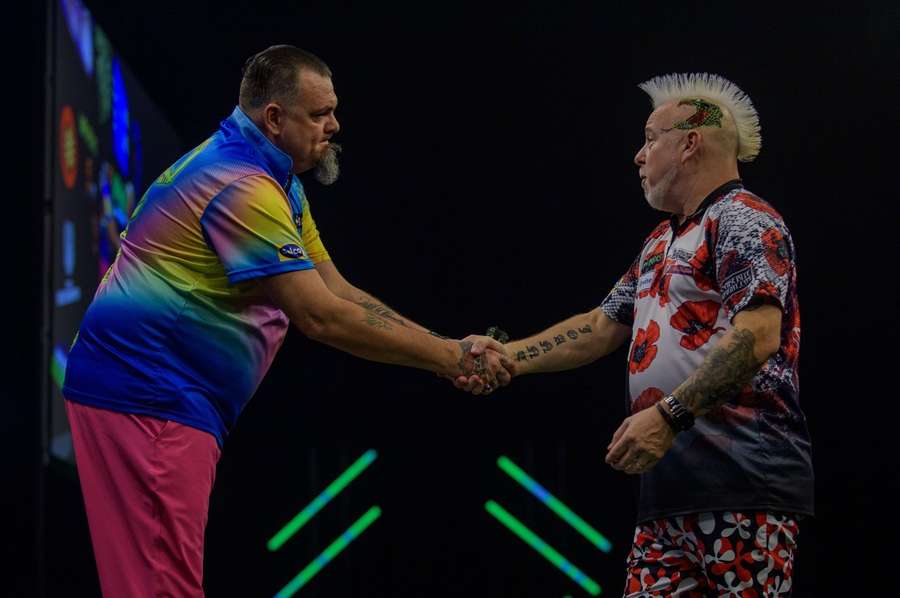 Buntz is full of respect for his idol, Peter Wright.