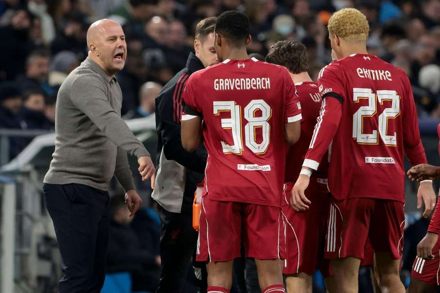 Arne Slot, treinador do Liverpool