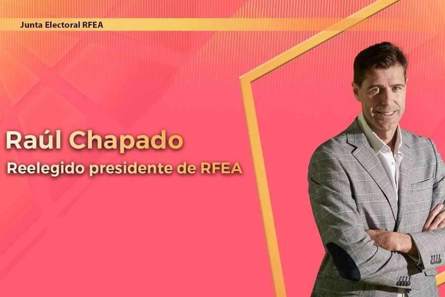 Raúl Chapado, nuevamente reelegido presidente de la RFEA