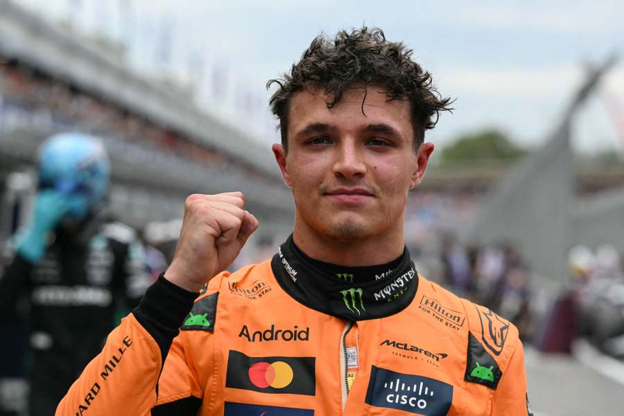 Lando Norris em Melbourne.