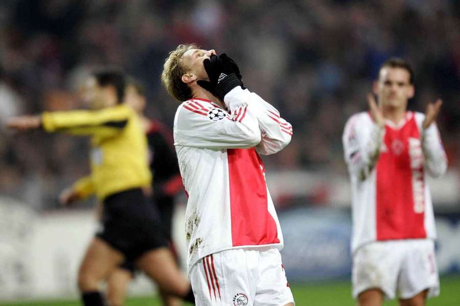 Nicolae Mitea în tricoul lui Ajax Amsterdam
