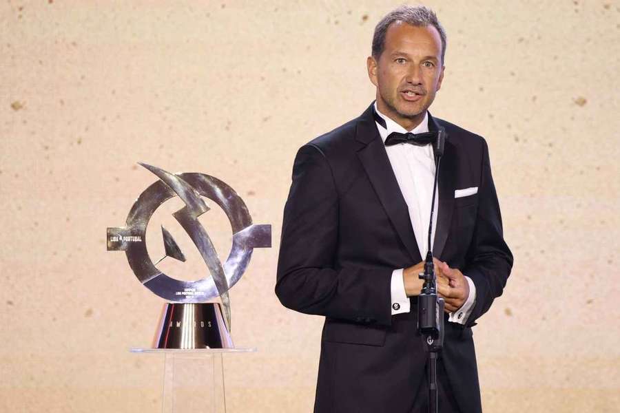 Frederico Varandas, presidente do Sporting, no Liga Portugal Awards